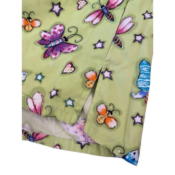 Set of 2 Scrub Tops Scrub HQ Peaches Uniforms Workwear Career Healthcare Work Me - Picture 7 of 12